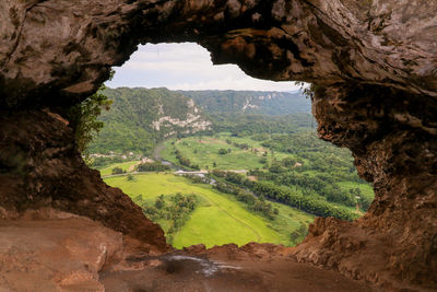 Scenic view of mountains