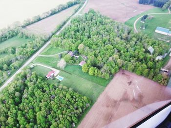 Aerial view of landscape
