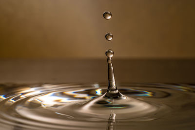 Close-up of water drop