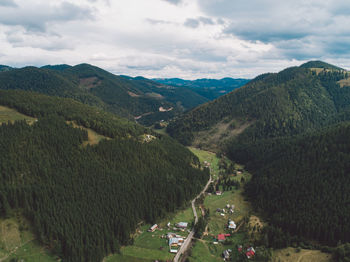 Panoramic view of landscape against sky