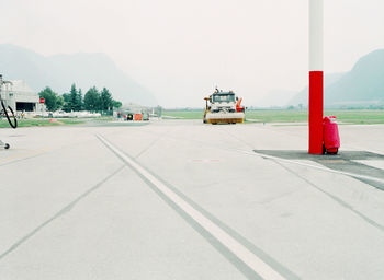 View of empty road