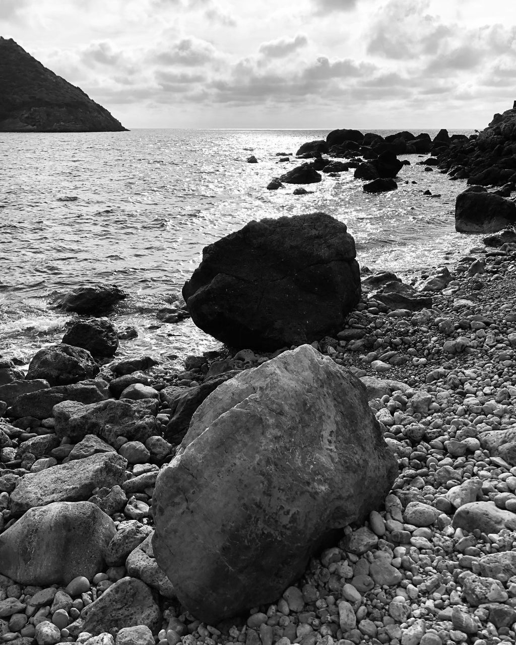 ROCKS ON BEACH
