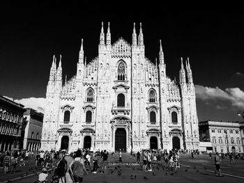 Low angle view of cathedral against sky