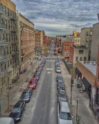 View of city street