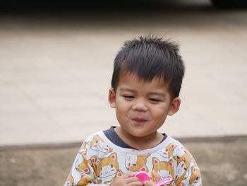 Portrait of cute boy