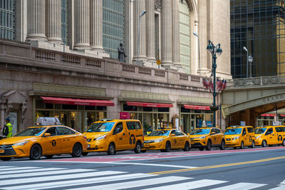 View of city street