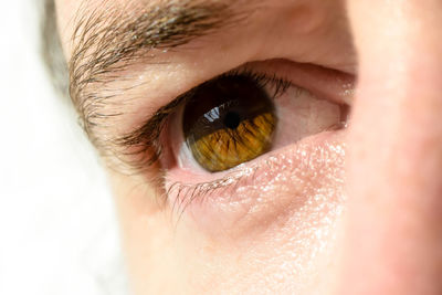 Close-up portrait of man