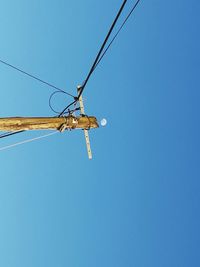 Low angle view of tree against clear sky