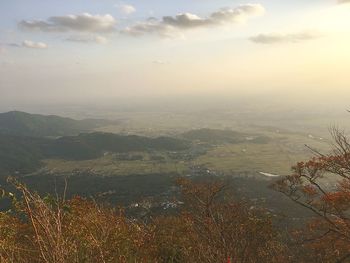 Scenic view of landscape against sky