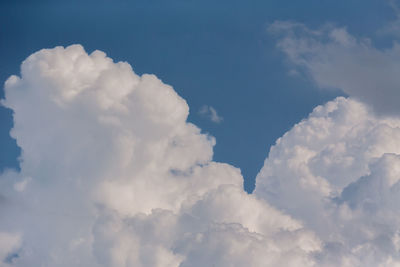 Low angle view of clouds in sky