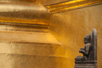 Buddha statue outside temple