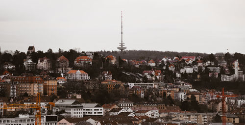 Aerial view of city