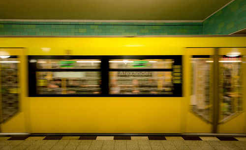 Railroad track at night