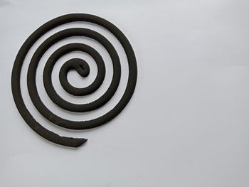 Directly above shot of spiral staircase