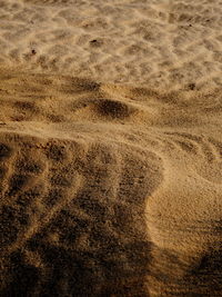 Full frame shot of sand