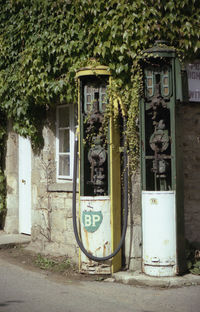 Close-up of closed door