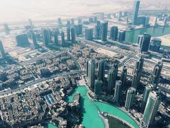 Aerial view of cityscape 