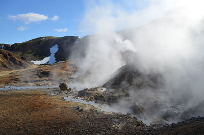 Fumaroles with