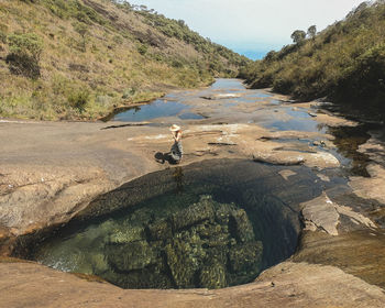 Scenic view of rocky mountains in cataratas national park