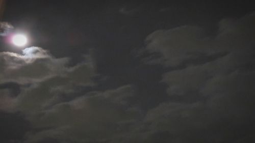 Low angle view of cloudy sky