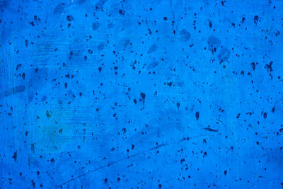 Full frame shot of blue wall
