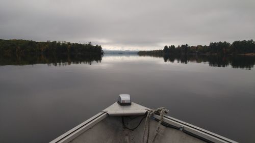 Scenic view of river against sky