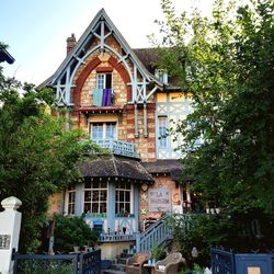 Low angle view of building against sky
