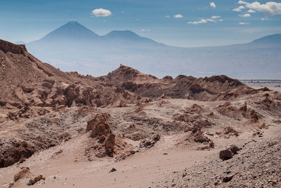 Scenic view of mountains