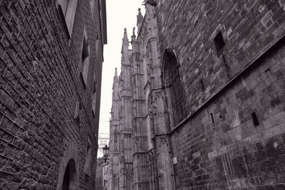 Low angle view of buildings against sky