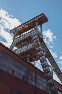Low angle view of building against sky