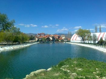 View of city at waterfront