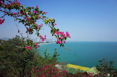 Scenic view of calm sea against sky