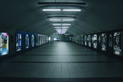 Empty pedestrian subway