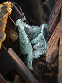 Close-up of rusty metal