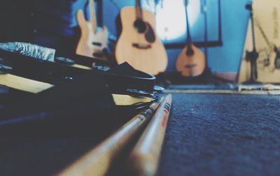 Close-up of guitar