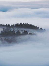 Scenic view of mountain against sky