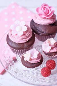 Close-up of cupcakes