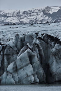 Scenic view of glacier 