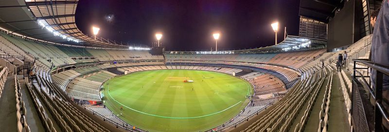 High angle view of soccer ball
