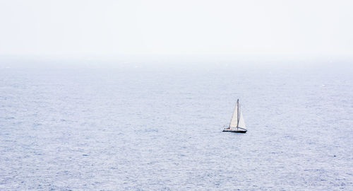 Boats in calm sea