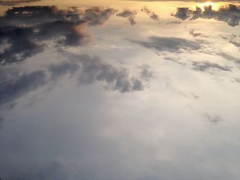 Scenic view of cloudy sky