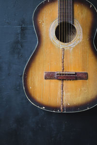 Close-up of guitar