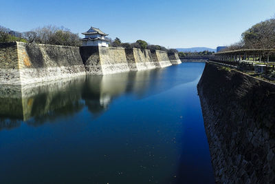 View of dam against sky