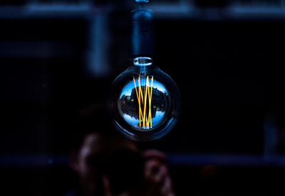 Close-up of light bulb