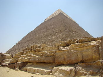 Low angle view of historical building against sky