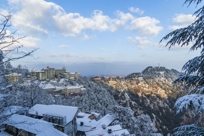 Snowfall in shimla