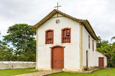 Small ancient church at minas gerais, brazil