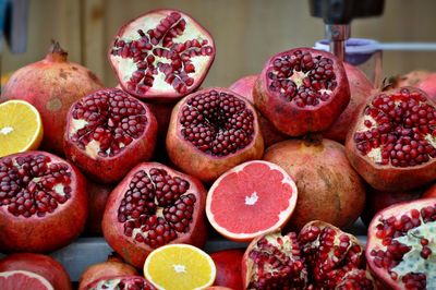 Close-up of fruits in market