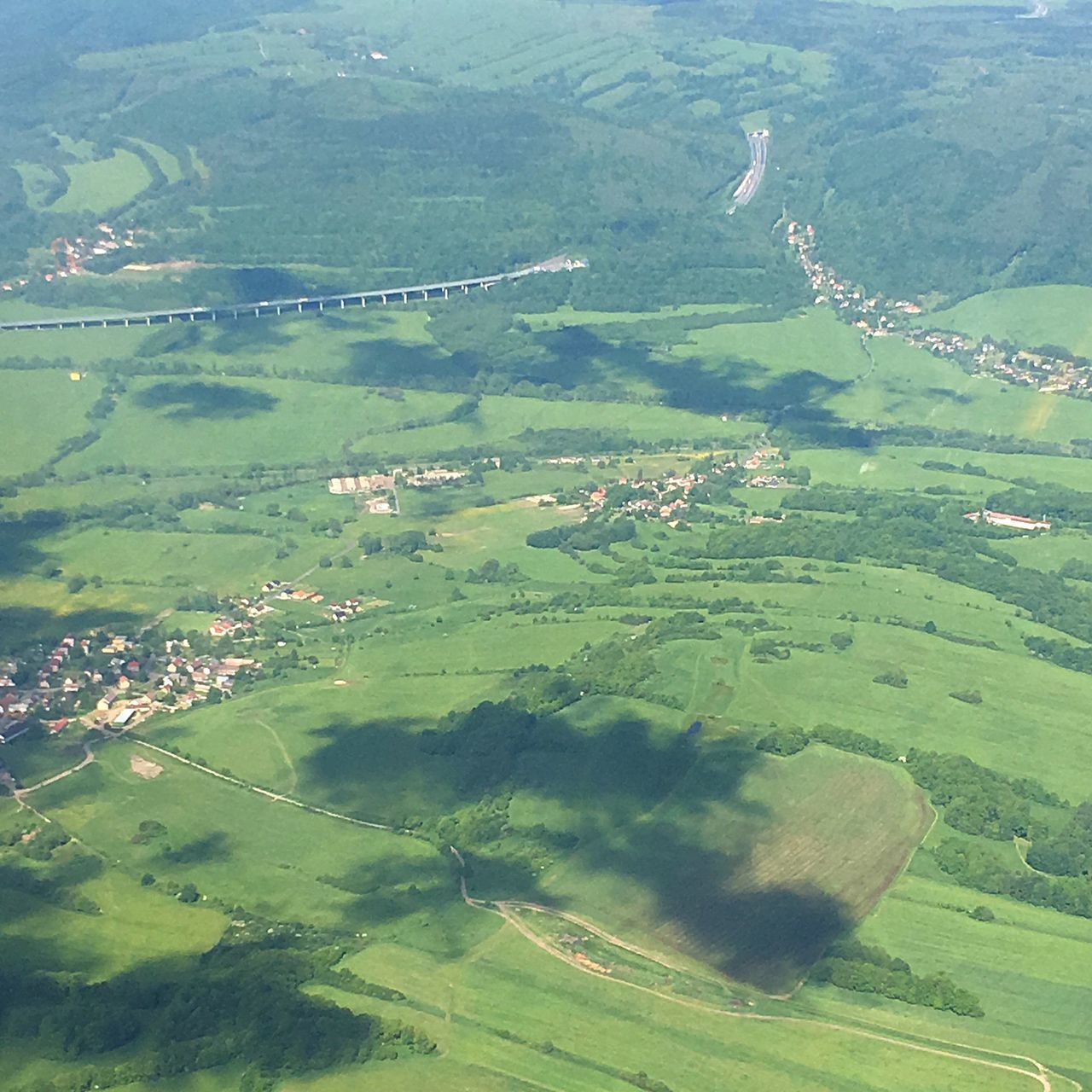 AERIAL VIEW OF RICE PADDY