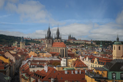 Cityscape against sky